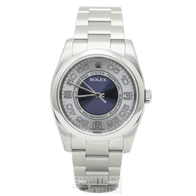 Rolex 116000 Steel on Oyster Steel with Minutes & Silver Arabic 3-6-9